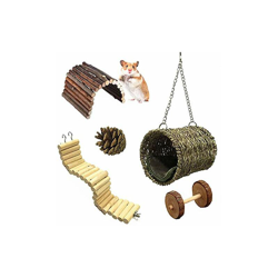 giocattolo per criceti, scoiattolo, furetto, cocco, Chinchilla, pappagallo (5 pezzi) - Lurowo características
