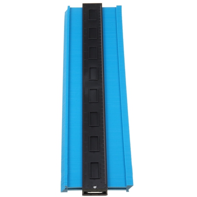 Drillpro - Calibro di contorno da 20 pollici Calibro di profilo Duplicatore di forme Forme irregolari Misura nuovo (blu, 20 pollici C)