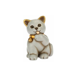 Soprammobile Gatto Certosino - Accessori per la Casa - Linea Cani e Gatti - Formato Medio - Ceramica - 7,7 x 10,2 x 12,6 h cm - Thun características