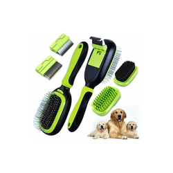 SAMMIU - Spazzola per animali domestici, 5 in 1, per massaggi animali domestici, spazzola per cani, spazzola per gatti, spazzola per características