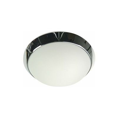 Niermann Standby a + +, lampada da soffittoÂ â??Â parete anello cromato, LED, Opal Matt, Opale opaco, 50 x 50 x 13 cm