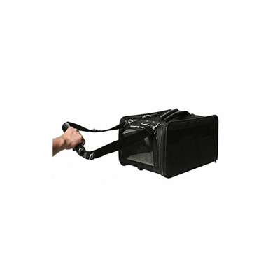 Bark n Bag B2825 Trasportino per Cane o Gatto Jetway, Nero