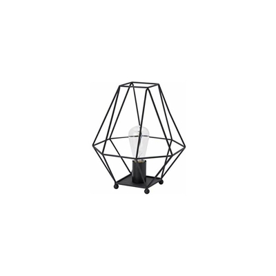 Albany Lampada Da Tavolo Metallo 40W Nero L26Xh33 Cm