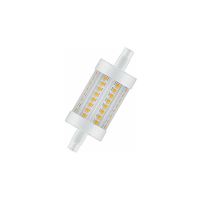 Tubo Tubi LED, 8 W Equivalenti 75 W, Attacco R7s, Luce Calda 2700K, Confezione da 10 Pezzi - Osram