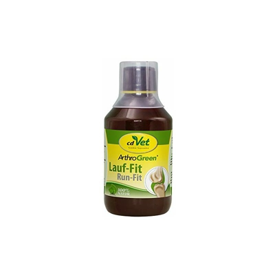 cdVet Natural Products ArthroGreen Run-Fit Horse 250 ml - Support for Stressed Joints + of The Entire musculoskeletal System - Under Heavy Stress