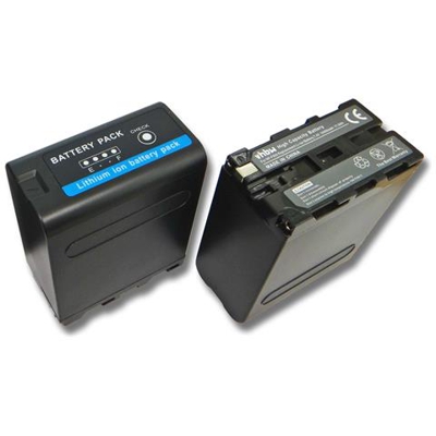 2x Li-ioni Batteria 10400mah (7.4v) Per Fotocamera Videocamera Sony Hi8 Ccd-tr930, Ccd-tr940, Ccd-trt97 Come Sony Np-f990.