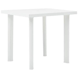 Tavolo Da Giardino Bianco 78x75x72 Cm In Plastica precio