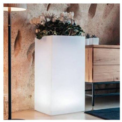 -senza Marca/generico- - 1 PZ Di VASO HOME LIGHT CUBO CM. 40X40X80H BIANCO precio