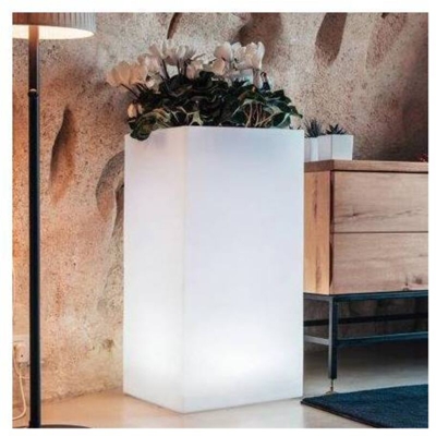 -senza Marca/generico- - 1 PZ Di VASO HOME LIGHT CUBO CM. 40X40X80H BIANCO