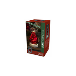 3391Â â??Â 550Â LED vetro figura'Angelo, Rosso, Grande/Per Interni (IP20)/Timer/1Â diodi bianco caldo/a batteria: 3Â X AA 1.5Â V (non incluse) características