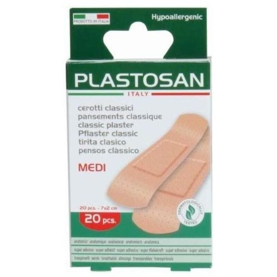 Cerotti classici Mis. 2 x 7 cm, conf. 20 pz (Conf. 20 pz - Mis. 2 x 7 cm - Classici color Pelle)