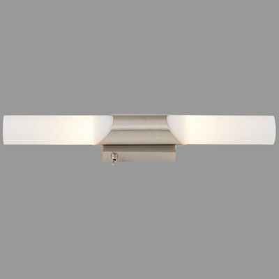 Applique da bagno Splash, 2 luci, nichel satinato
