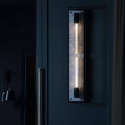 Buster + Punch Caged Wall X-large LED marmo bianco