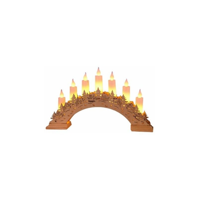 Candelabro LED ad arco da finestra, 7 luci - Star