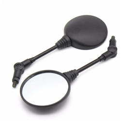 Specchietto retrovisore specchietto retrovisore nero pieghevole per Honda Suzuki Kawasaki KTM en oferta