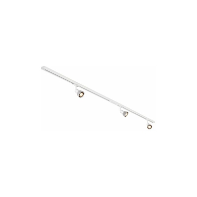 Set Alta Tensione Monofase Puria All Inclusive, Alluminio e Vetro, GU10, 12.9Â W, Bianco, 213Â x 3,5Â x 15Â cm, 10Â unitÃ - SLV