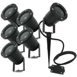Set di 6 faretti da esterno per illuminazione da giardino a LED GU10 características