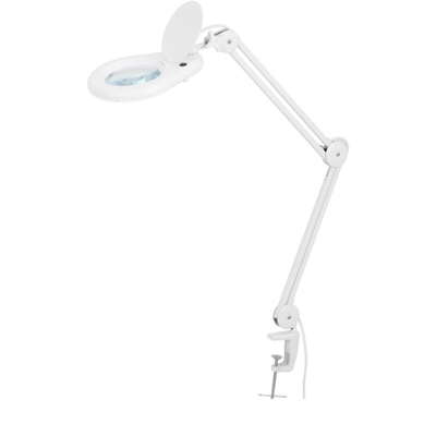 Lampada Con Lente Di Ingrandimento Da Tavolo Pinza LED Estetica 3dpt 12W 1350 lm