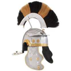 Elmo da Soldato Romano per LARP in Acciaio Argento - Vidaxl características