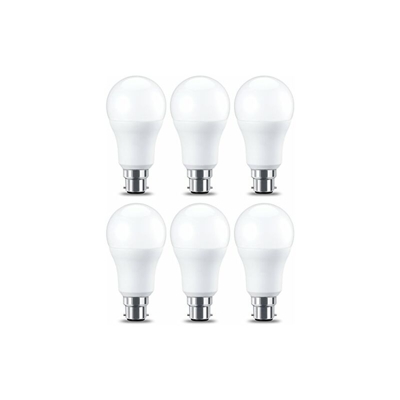 Lampadina LED B22, 10.5W (equivalenti a 75W), Luce Bianca Calda, Dimmerabile- Pacco da 6 - Amazon Basics