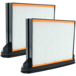 2x filtro per aspirapolvere per Baier BSS 406, 407 M, 408 H, 507 M filtro HEPA/a pieghe/a umido - Vhbw precio
