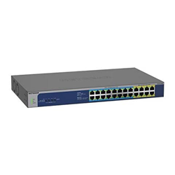 Switch PoE 24 porte Gigabit Ethernet Unmanaged (GS524UP) con 8 PoE+ e 16 x PoE++ a 480 W, montaggio desktop / su rack e assistenza a vita ProSAFE características