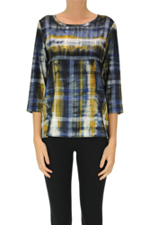 Printed silk blouse características