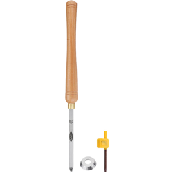 Drillpro - Utensili da taglio con codolo quadrato per tornio in metallo duro con manico in legno Utensile per lavorazione del legno (A: rotondo) precio