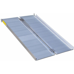 SR607-4 Rampe pieghevoli per sedia a rotelle 122cm di lunghezza, carico di 272kg massimo - Grigio - Varan Motors en oferta