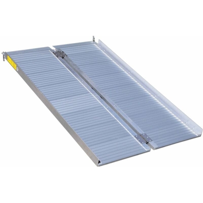 SR607-4 Rampe pieghevoli per sedia a rotelle 122cm di lunghezza, carico di 272kg massimo - Grigio - Varan Motors