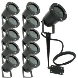 Set di 10 faretti da esterno per illuminazione da giardino a LED GU10 precio