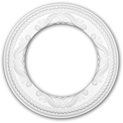 Rosone soffitto parete 156052 Profhome elemento decorativo elemento soffitto stile rococò barocco bianco Ø 31 cm en oferta