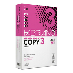 Copy 3 office carta inkjet A4 (210x297 mm) Opaco 500 fogli Bianco - Fabriano en oferta