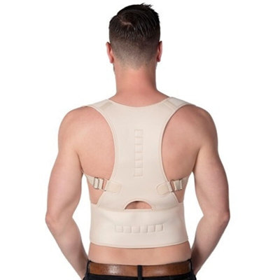 Brandless - Tutore di Supporto per la Schiena Bianco L-XL - Bianco