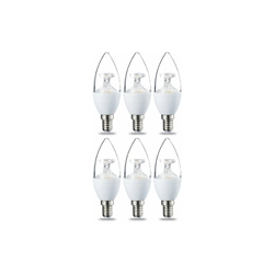 Amazon Basics Lampadina LED E14 a Oliva, 6W (equivalenti a 40W), Luce Bianca Calda, Dimmerabile- Pacco da 6 características