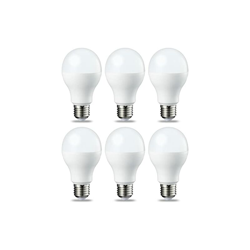 Lampadina LED E27, 14W (equivalenti a 100W), Luce Bianca Calda - Pacco da 6 - Amazon Basics en oferta