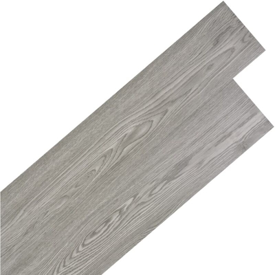 Listoni Pavimentazione Autoadesivi PVC 5,02 m2 2mm Grigio Scuro - Grigio - Youthup