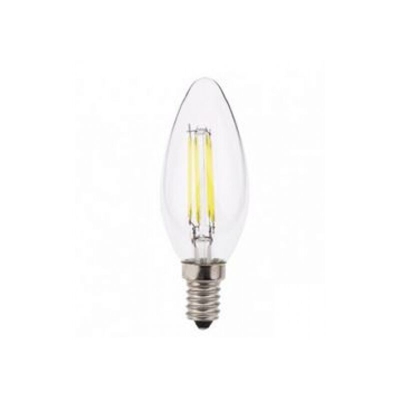 OLIVALEDTR7W/3K LAMPADA OLIVA LED TRASP.7W E14 806LM 3000K - Elergy