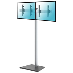 031-1211k1 Supporto A Pavimento Per 2 Tv Lcd Led 43-49, Altezza 240 Cm en oferta