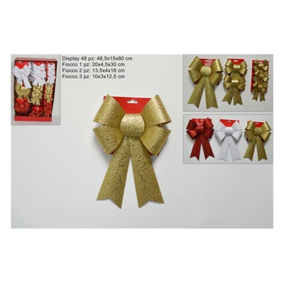 fiocchi glitterati col. ass. 3 ass. in display art