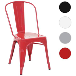 Sedia Da Bar Hwc-a73 Impilabile Metallo Rosso características