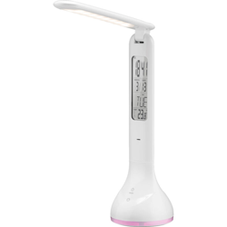 Goobay 55494 Lampada da scrivania LED con luce d'atmosfera e calendario, illuminazione interna per studio, camera dei bambini, camera da letto o en oferta