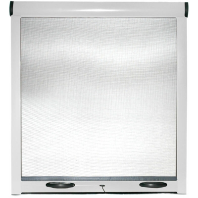Bricozone - Jesolo - Zanzariera a rullo Colore bianco, 140 x 160 cm