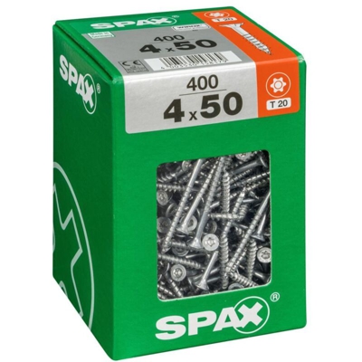 Viti Del Terreno 400 Torx Svasata Spax Acciaio Testa, Tx Tf 4X50 Wirox