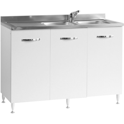 Linea Azzurra - sottolavello 120cm patty con lavello frassi.bianco