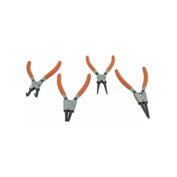 SET 4 PINZE CIRCOLARI ANELLI ELASTICI INTERNI ESTERNI 180mm DRITTE E ANGOLO 90 GRADI precio