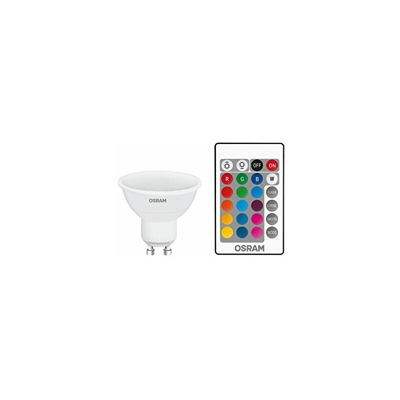 LED Retrofit RGBW Lampade con Telecomando Pacco da 10 x Lampadina LED, Attacco: E27, Bianca Fredda, 4000 K, 7 W, Equivalenti a 60 W, Opaco, LED