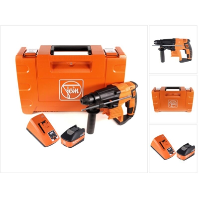 FEIN ABH 18 Tassellatore a batteria 2,0J / 18V / SDS-plus in valigetta da trasporto + 1x Batteria 5,2Ah + Caricabatterie FEIN ALG 80