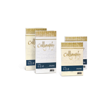 Favini Calligraphy Linen carta inkjet A4 (210x297 mm) 50 fogli Avorio