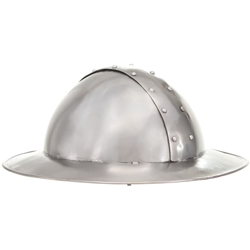 vidaXL Elmo da Cavaliere Medievale Antico LARP in Acciaio Argento en oferta